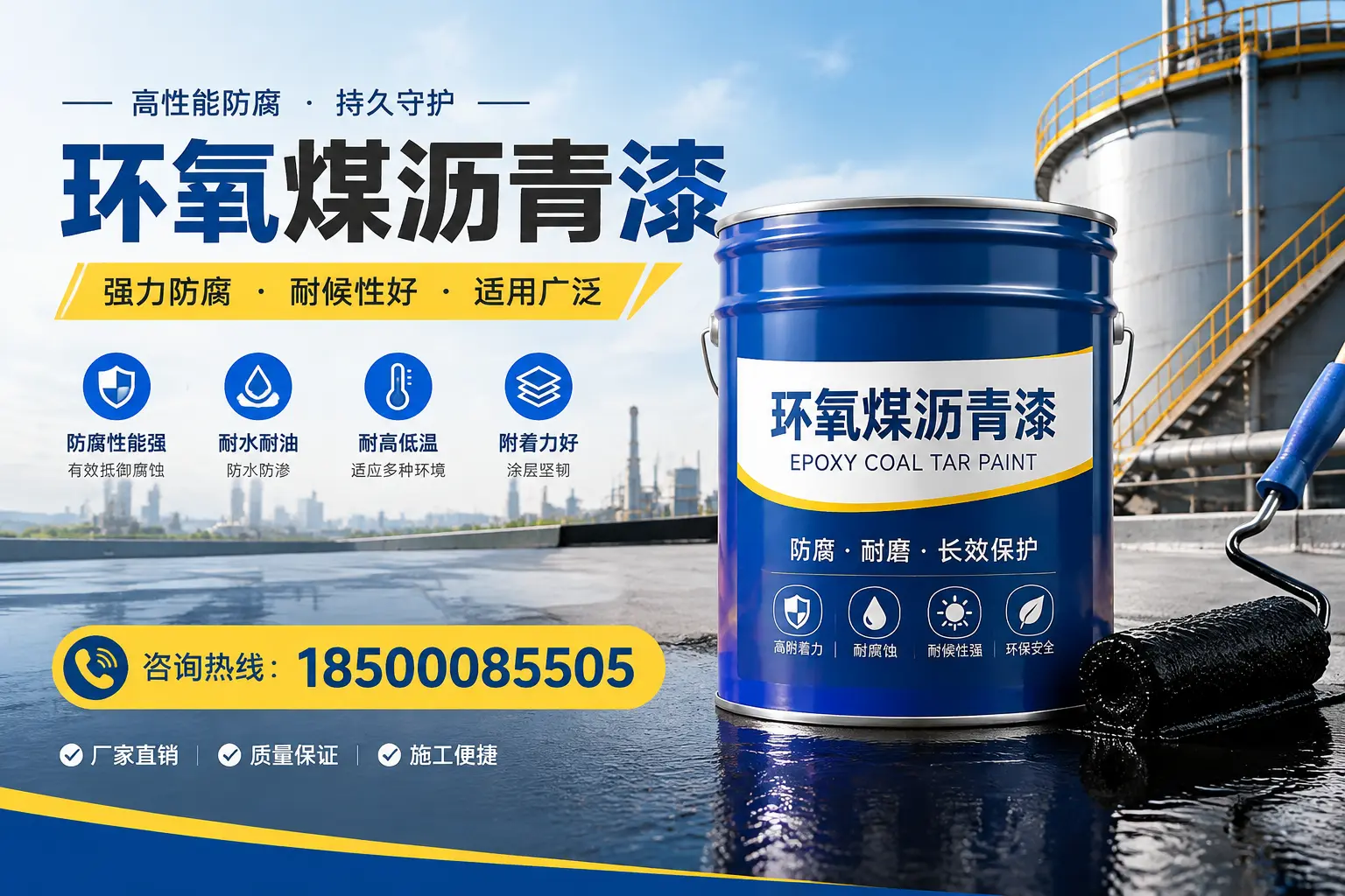 环氧煤沥青漆的储存与运输注意事项，龙安企业须知